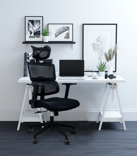 I Seating Silla De Escritorio Oficina Reclinable Parma C Color Negro