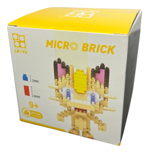 Micro Brick De Meowth - Mini Bloques Pokémon 310 Meowth