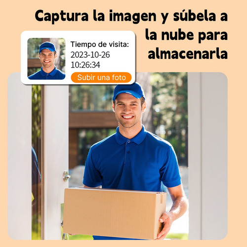 Timbre Inalámbrico Hd Cámara Impermeable Visión Nocturna