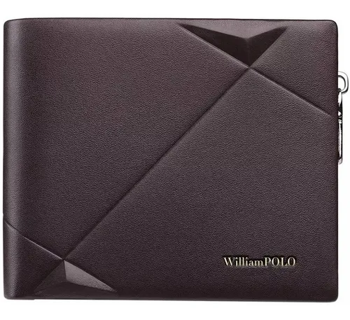 Cartera William Polo de lujo de piel aut ntica en 3D lista para