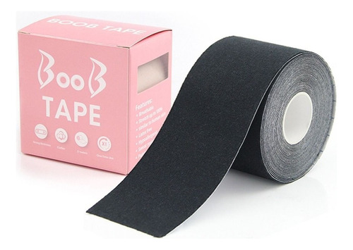 Boob Tape/cinta Levanta Y Sujeta Busto Negro *3