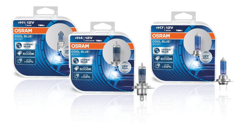 Kit Ampolleta Osram H4 Cool Blue Boost