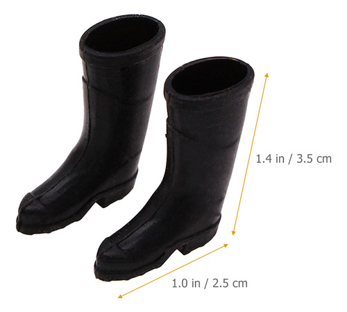 1 Par De Botas De Resina Tiny House Para Fiestas, Microescen