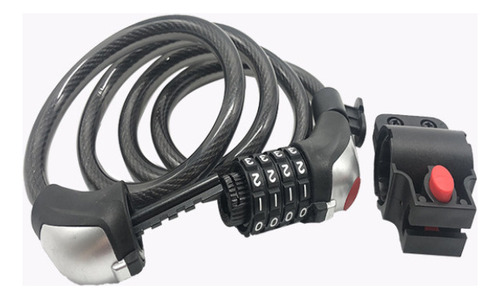 Cable Antirrobo For Bicicleta De 4,9 Pies, Combinación De 4