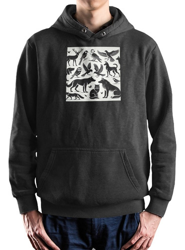 Sudadera Con Capucha Hombre Hoodie Negro Botella De Vino