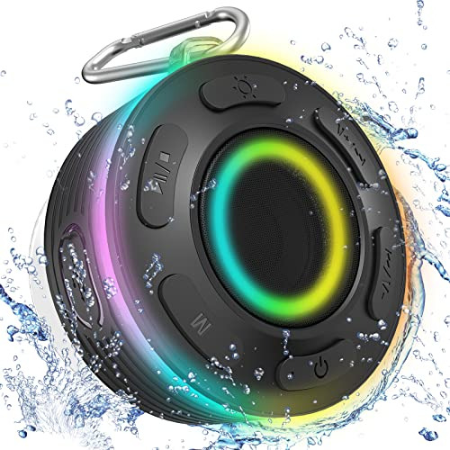 Altavoz De Ducha Bluetooth, Ip7 Impermeable Bluetooth Inalám