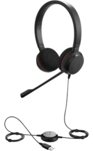 Jabra Evolve 20 Duo Con Conexión Usb, Micrófono Con