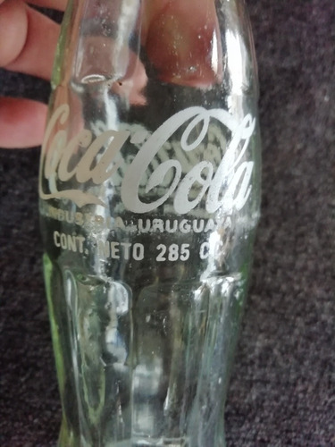 Antigua Botella De Coca Cola 285 Cc De Vidrio 