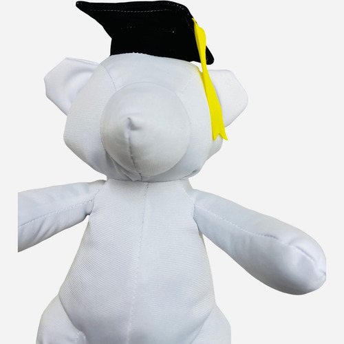 Oso De Graduación Para Firmas Personalizado Blanco