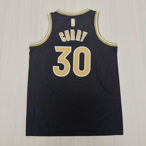 Jersey Nba Golden State Warriors Curry Black 30 S