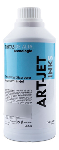 Tinta P/ Epson L380 L395 L455 L475 Artjet Comercial 1 Litro