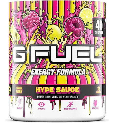 G Fuel Hype Sauce Energía Y Concentración 280g Gamma Labs