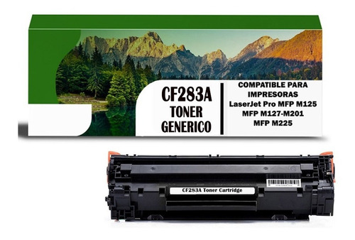 Toner Generico Cf283a Negro Para Laserjet M125/m127fn/m125nw