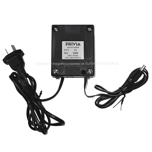Imagen 7 de 8 de Fuente Transformador Para Piano Privia 12v 2amp Reforzada