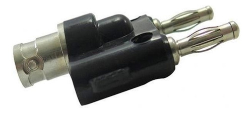  Adaptador Bnc Hembra Dos Banana 4mm 2 Piezas