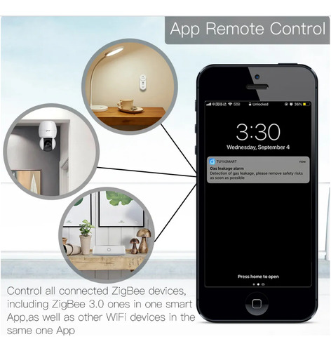 Hub Gateway Zigbee 3.0 Bluetooth Tuya Alexa Google Home