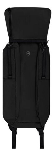 Mochila Empacable, Travel Essentials Victorinox Color Negro Diseño De La Tela Lisa