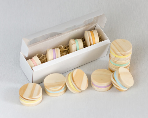 Alimentos Para Jugar | Alfajores De Madera