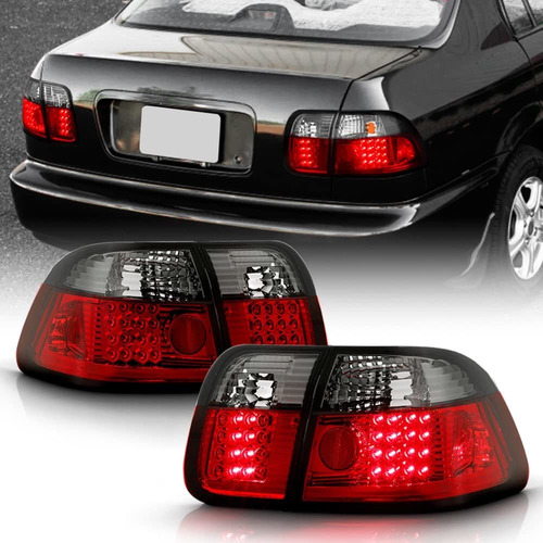 Para Honda Civic Sedan Lumileds Luz Trasera Led Ahumada Roja