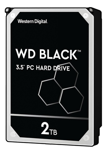 Disco rígido interno Western Digital WD Black WD2003FZEX 2TB preto