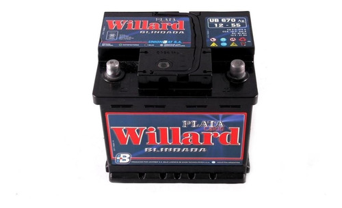 Batería Willard Ub 670 Derecha (12x55)