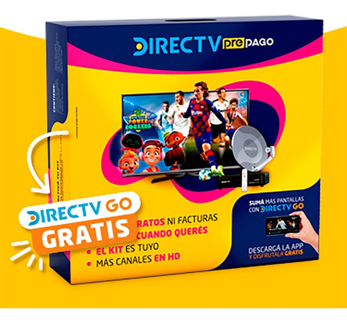 Imagen 3 de 6 de Directv Alta Definicion Hd Prepago Hdmi Kit Completo