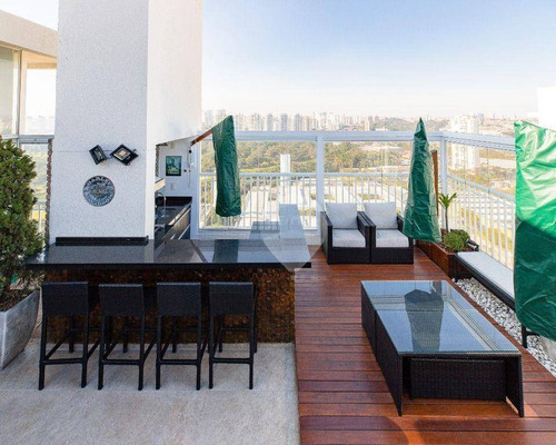 Imagem 30 de 30 de Espetacular Cobertura Duplex Mobiliada Na Zona Sul Irá Te Surpreender... - Co0280