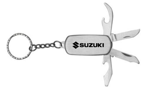 Chaveiro De Metal Para Suzuki Suv Jimny Swift 4 Funções - T