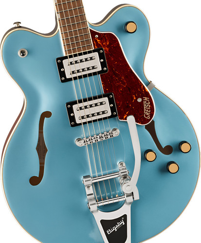 Guitarra Gretsch Streamliner G2622t Humbucker azul claro, cor azul, aço, material de escala, orientação à mão direita