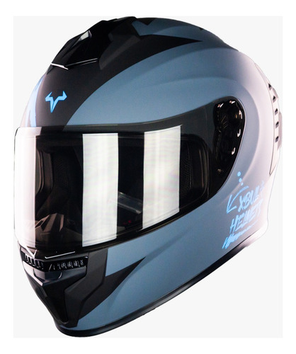 Casco Edicion Especial Xbull Vibes Azul Deportivo Certificad