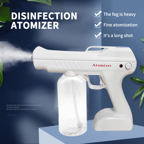 Pistola De Niebla Desinfectante, Nano Atomizador Recargable