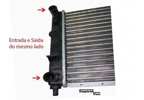 Imagem 2 de 4 de Radiador Agua Entrada E Saida Do Mesmo Lado Chery Qq 1.1
