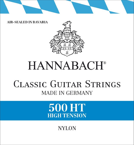 Encordado Guitarra Clásica Nylon E500ht Hannabach