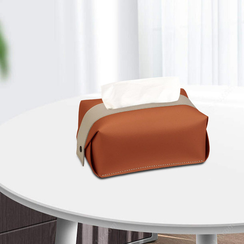 3 Caja De Almacenamiento De Servilletas De Bolsa De Tejido