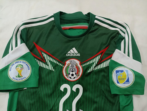 Jersey México 2014 Raúl Jiménez Clasificatorias (Usado)
