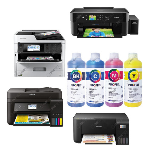 4x100ml Tinta Pigmentada Profeel E0019 Ep Wf-c5710 Wf-c5810