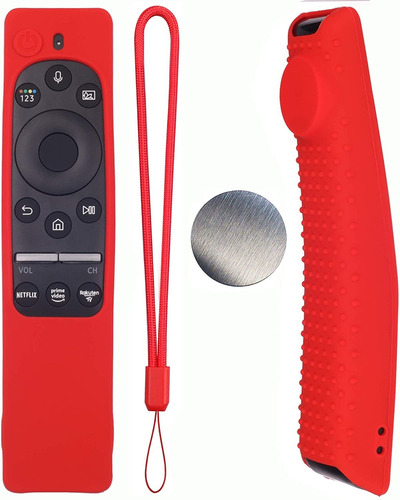 Funda Roja Para Control De Samsung Smart Tv Serie Bn59