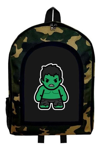 Mochila Camuflada Hulk Nueva Colección Modelo 26