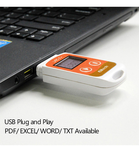 Data Logger Usb Temperatura Para Cadena D Frio Rc-5+ Elitech