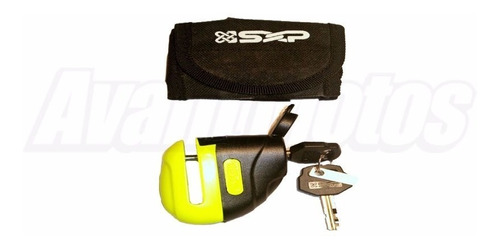 Candado Disco Moto Exocet Sxp 505 Amarillo Fluo Avant Motos