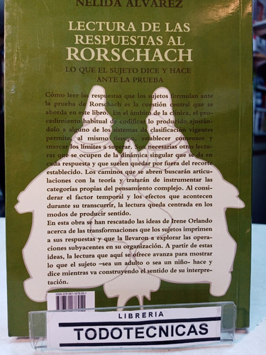 Imagen 2 de 3 de Lectura De Las Respuestas De Rorschach Nelida Alvarez -bb-