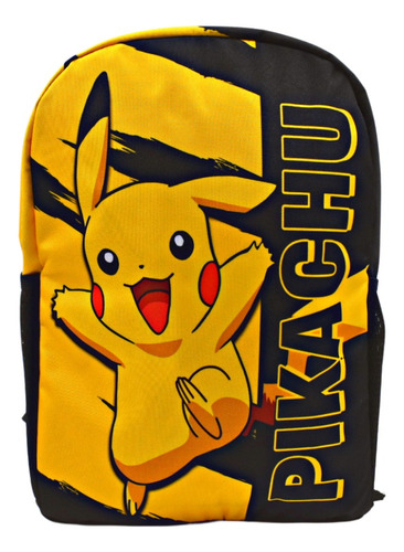 Maletas Morrales De Pikachu 40cm Anime Pokemon Escolar