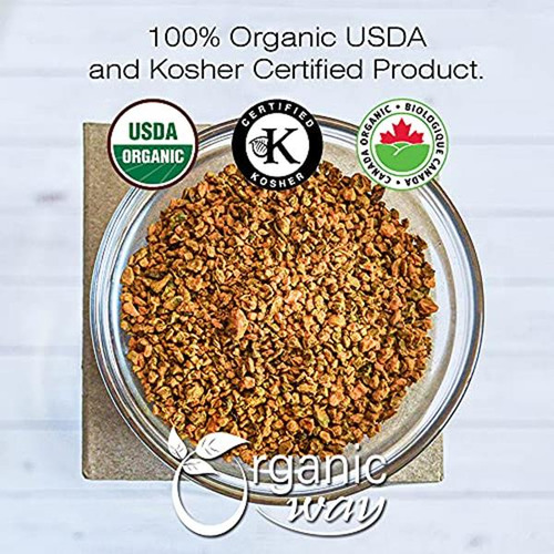 Organic Way Cúrcuma Raíz Orgánica 32oz Té Herbal