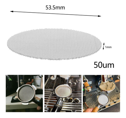 2 Uds De Pantalla De De Malla Para De Espresso 53,5mm