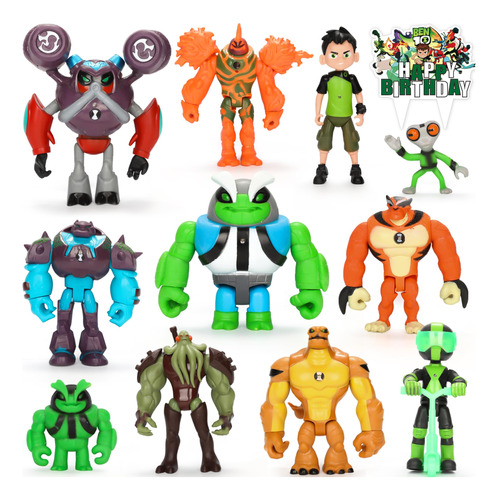 Ben Toys - Figuras De Accion Modelo  11 Figuras De Personaj