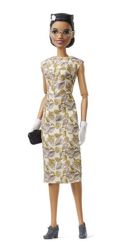 Imagem 8 de 12 de Boneca Barbie Mulheres Inspiradoras Rosa Parks Collector Ms