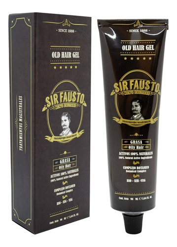Sir Fausto Old Hair Gel Modelador Cabello Graso 90ml Local