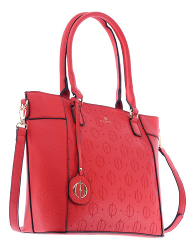 Bolsa Tote Grande Olimba Para Mujer Con Dije Amplia 9792