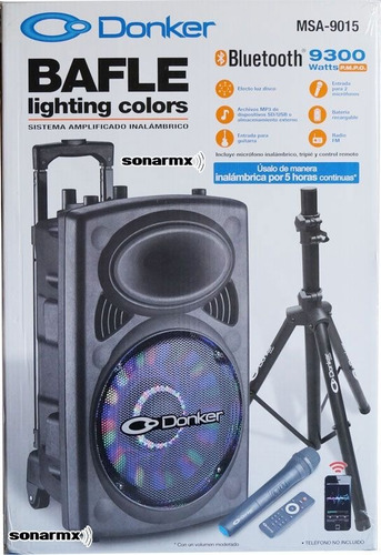 Bocina Donker 15 Pulgadas MSA 9015