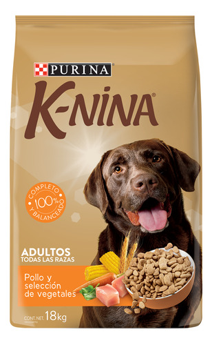 Alimento Para Perros Pollo Vegetales K-nina Purina 18kg 